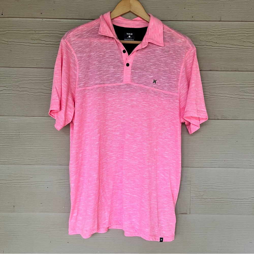 Hurley Vibrant Pink Polo Shirt